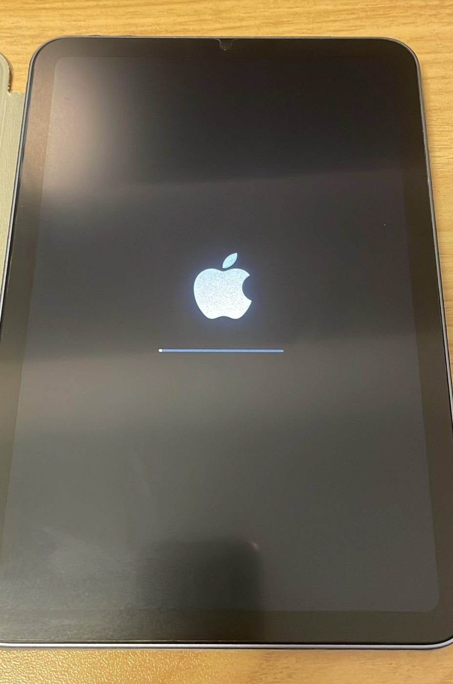 初期設定中の iPad mini(A17 Pro)