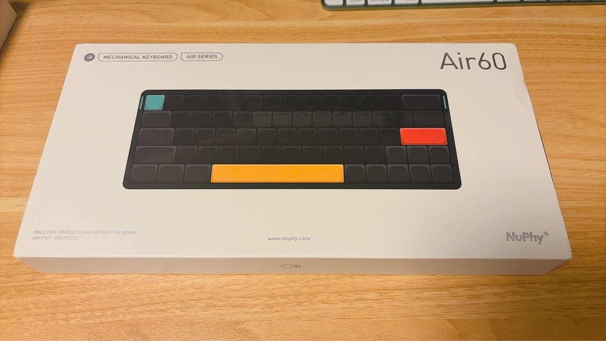 NuPhy Air60 のパッケージ